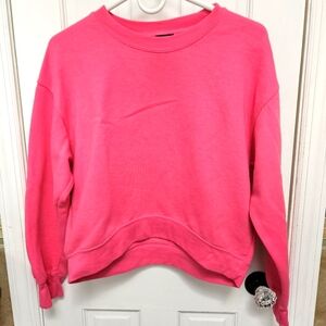 Zara hot pink sweatshirt size M